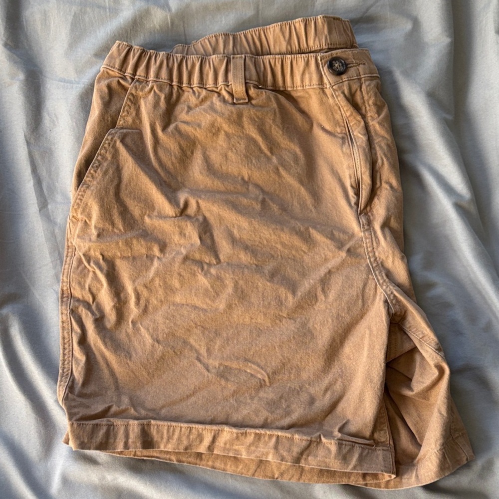 Chubbies Men's Tan Flat Front Shorts